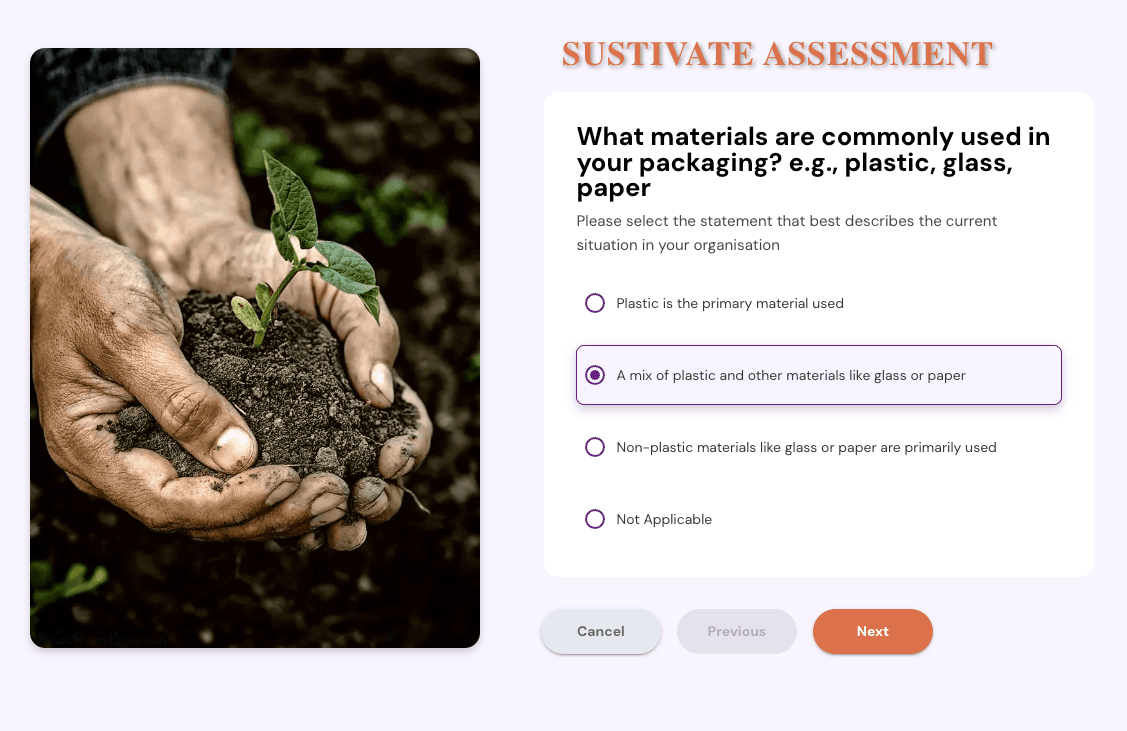 Sustivate assessment question